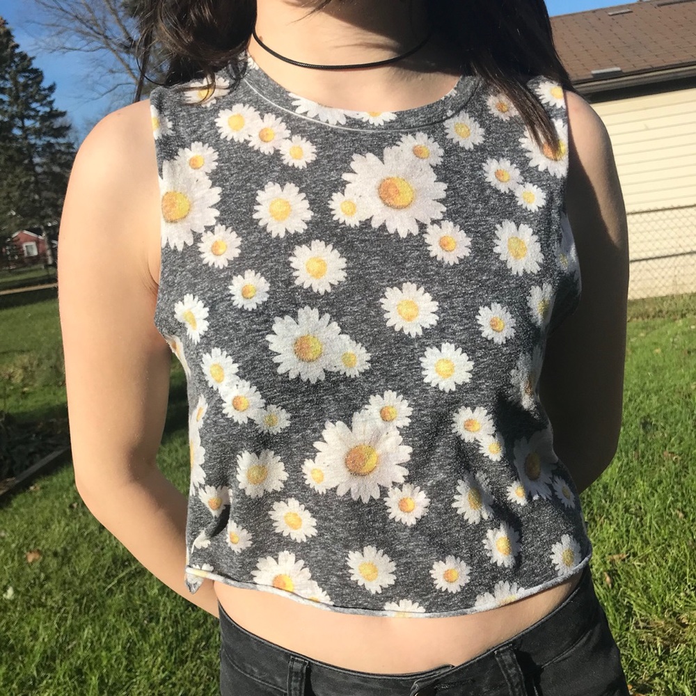 floral muscle tee